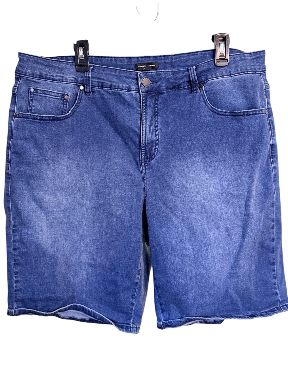 Universal Standard Blue Denim Shorts, size 18